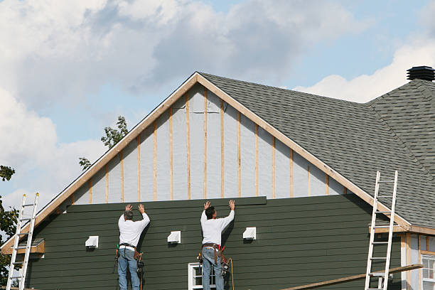 Professional Emergency Siding Repair technician working in West Newton, PA